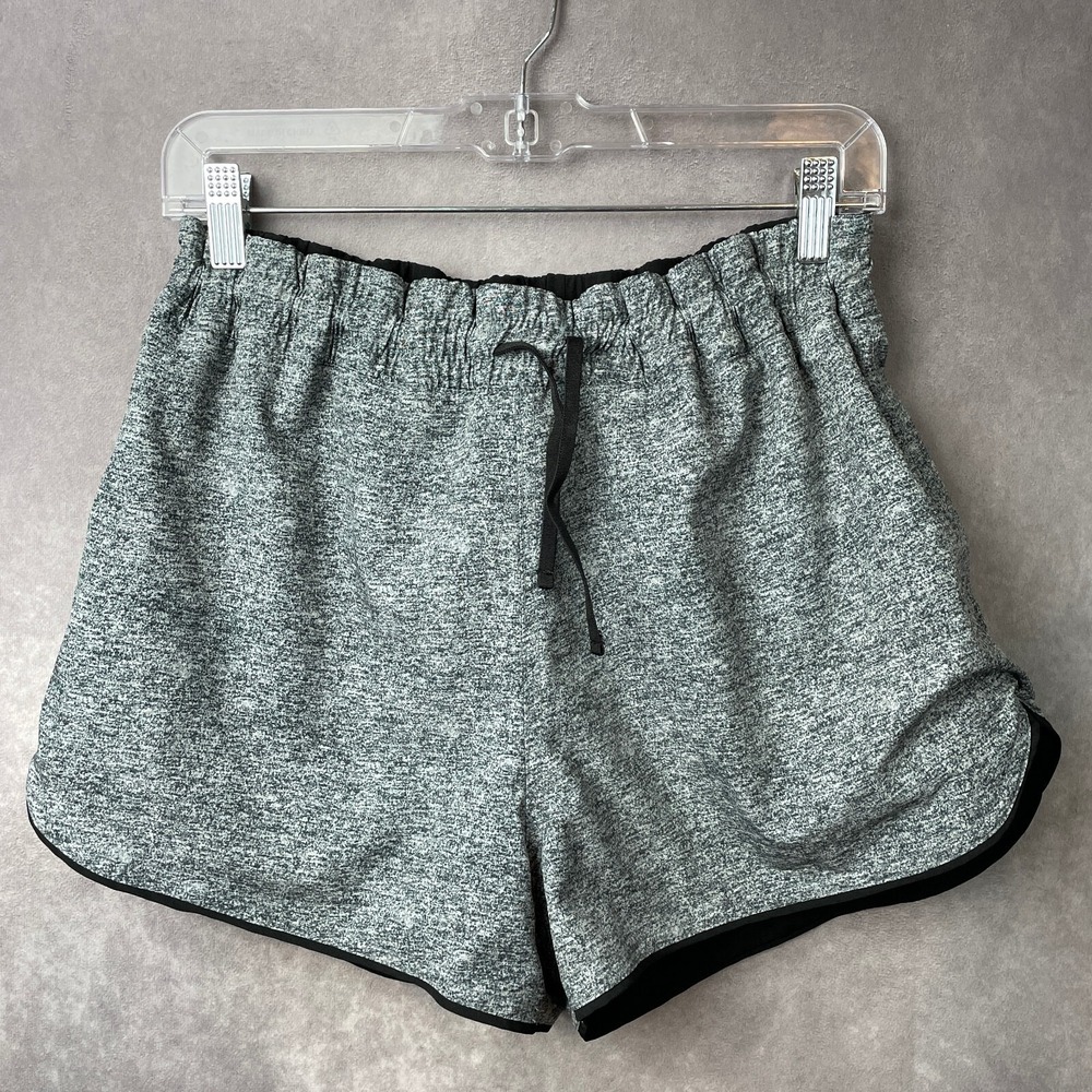 Thread 4 Thought Shorts Womens XL Gray Space Dye Draw String Athletic Activewear
